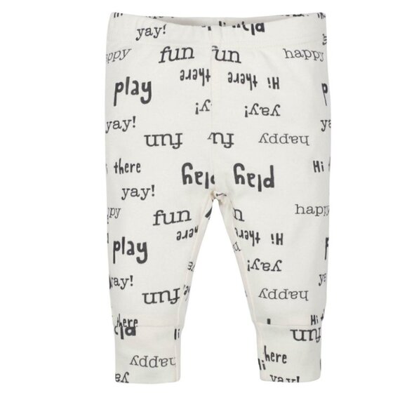 Wonder Nation Pants Cream Black - Picture 1 of 9